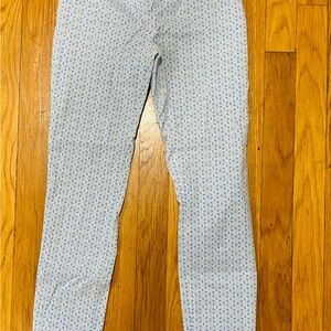 Atmosphere Stylish Blue Patterned Women's Pants